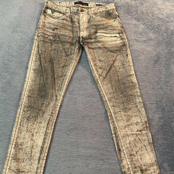 Guess Other - Guess White Brushed Over Jean Pants